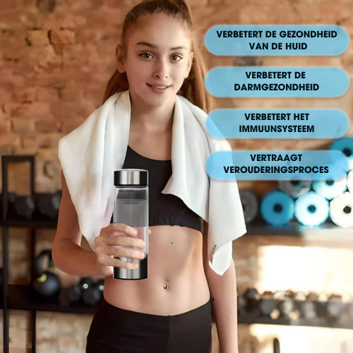 Hydrogen Waterfles | 1+1 GRATIS