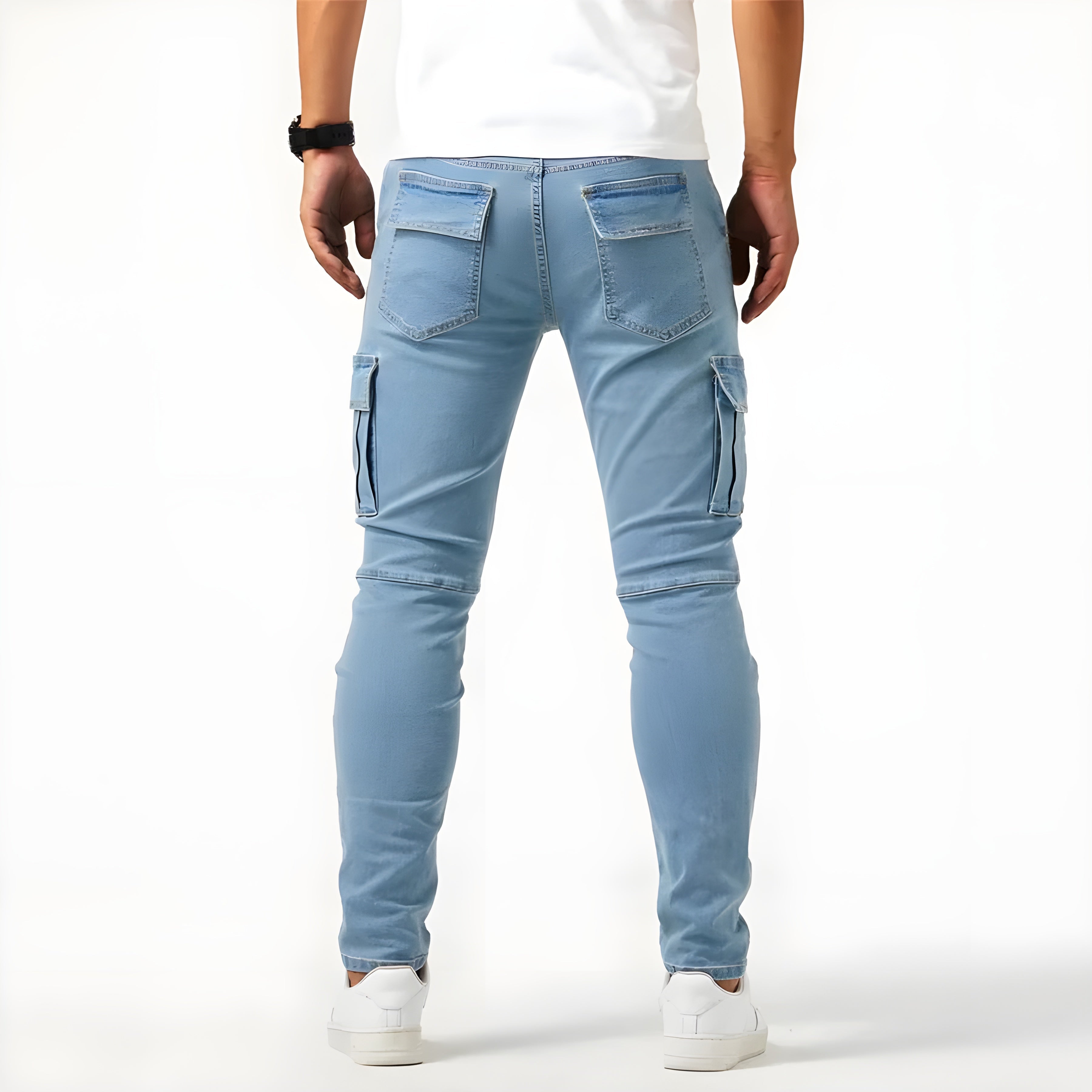 Zayn – Stretch Denim Cargobroek